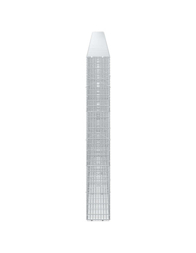 Gabione con filo da 3,5 mm e rete da 5x2,5 cm 750x20x150 cm