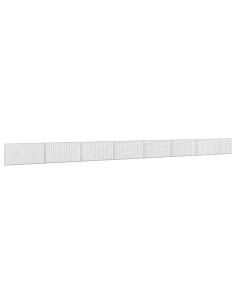 Gabione con filo da 3,5 mm e rete da 5x2,5 cm 750x10x50 cm 2