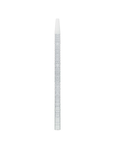 Gabione con filo da 3,5 mm e rete da 5x2,5 cm 750x10x200 cm