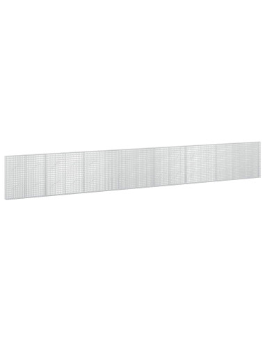 Gabione con filo da 3,5 mm e rete da 5x2,5 cm 750x10x100 cm
