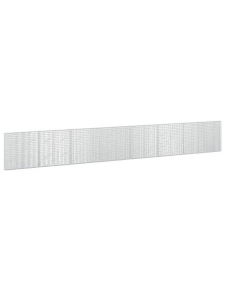 Gabione con filo da 3,5 mm e rete da 5x2,5 cm 750x10x100 cm