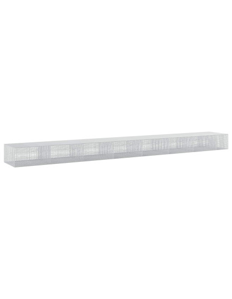 Gabione con filo da 3,5 mm e rete da 5x2,5 cm 750x100x50 cm