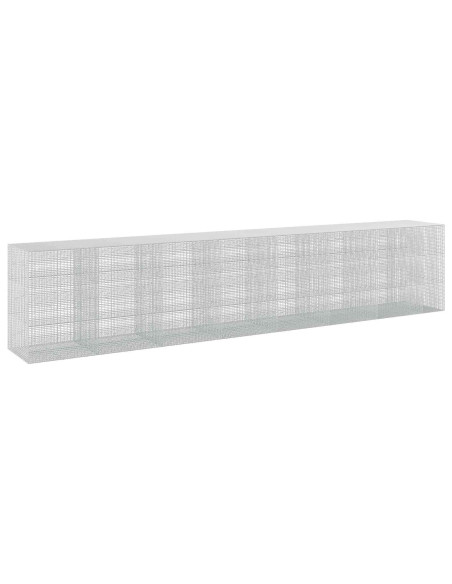 Gabione con filo da 3,5 mm e rete da 5x2,5 cm 750x100x150 cm