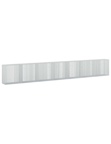 Gabione con filo da 3,5 mm e rete da 5x2,5 cm 700x50x100 cm