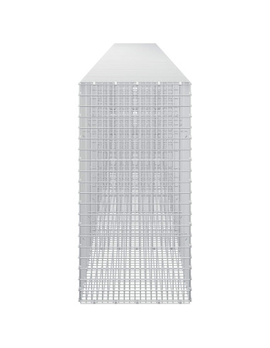 Gabione con filo da 3,5 mm e rete da 5x2,5 cm 700x50x100 cm