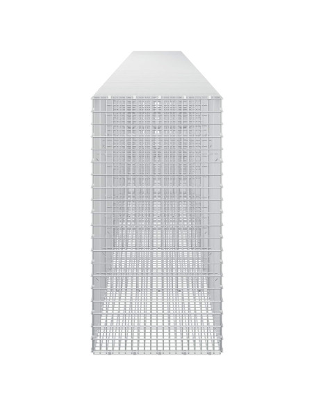 Gabione con filo da 3,5 mm e rete da 5x2,5 cm 700x50x100 cm