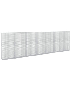 Gabione con filo da 3,5 mm e rete da 5x2,5 cm 700x30x200 cm 2