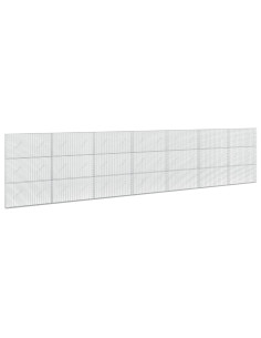 Gabione con filo da 3,5 mm e rete da 5x2,5 cm 700x10x150 cm 2