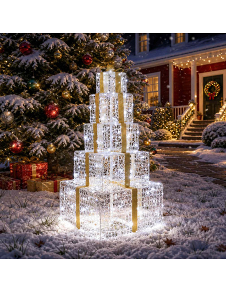 Pacchi regalo di Natale impilabili con LED 250 LED