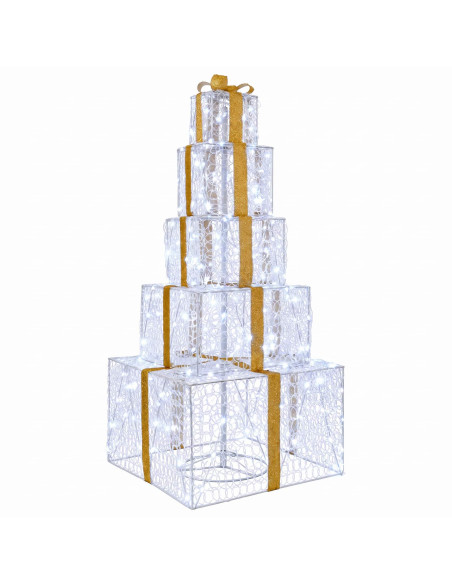 Pacchi regalo di Natale impilabili con LED 250 LED