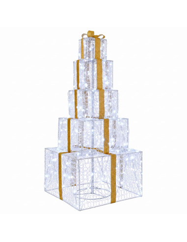Pacchi regalo di Natale impilabili con LED 250 LED