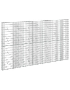 Gabione con Filo da 3,5 mm e Rete da 5x10 cm 350x10x200 cm 2