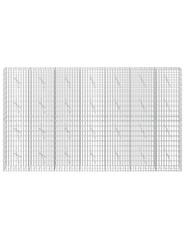 Gabione con Filo da 3,5 mm e Rete da 5x10 cm 350x10x200 cm