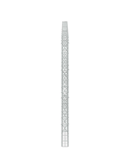 Gabione con Filo da 3,5 mm e Rete da 5x10 cm 350x10x200 cm
