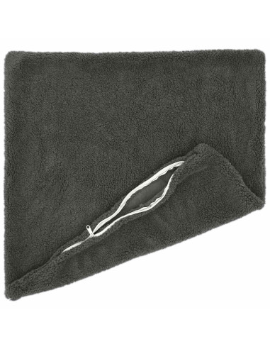 Federa 6 pcs HEERLEN Grigio Scuro 70 x 70 cm Bouclé
