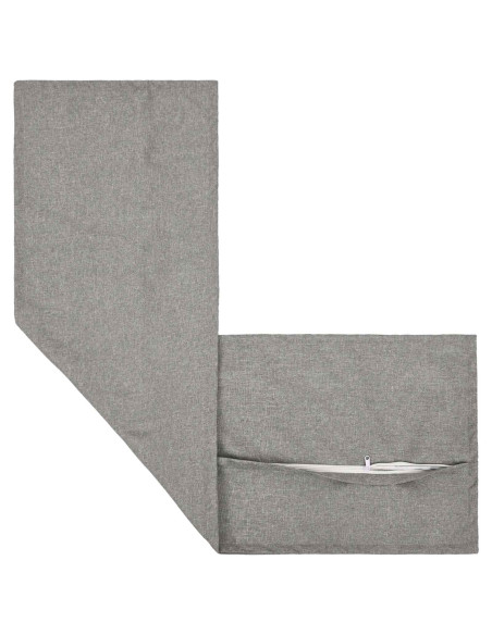Federa 2 pcs HOUTEN Grigio Nuvola 40 x 145 cm Lino