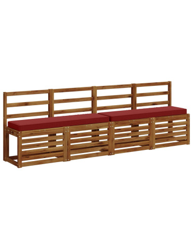 Cuscini per Panchina a 2 Pezzi VUGHT 2 pcs 100% Poliestere