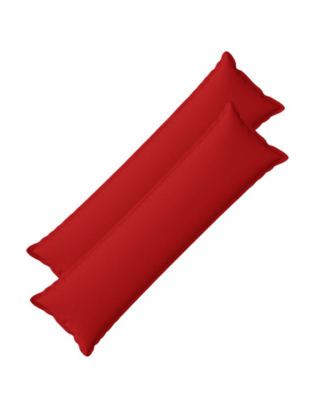 Federa 2 pcs HOUTEN Rosso 40 x 145 cm Lino