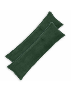 Federa 2 pcs HOUTEN Verde Scuro 40 x 145 cm Bouclé