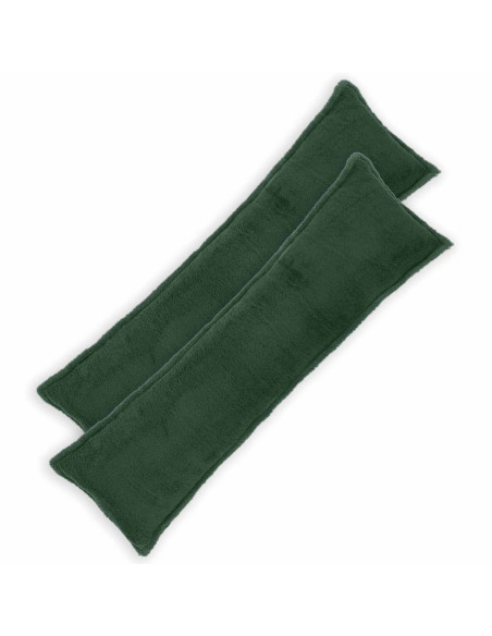 Federa 2 pcs HOUTEN Verde Scuro 40 x 145 cm Bouclé