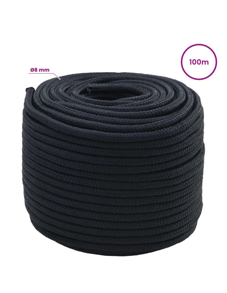 Corda multiuso 8 mm 100 m Blu Reale Poliestere