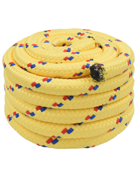 Corda multiuso 50 mm 5 m Giallo PP 15000 kg Carico massimo