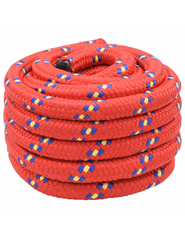 Corda multiuso 60 mm 10 m Rosso PP 21600 kg Carico massimo