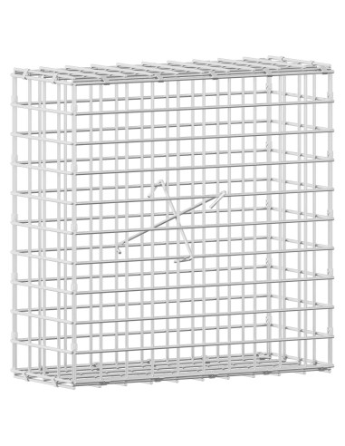 Gabione con filo da 5 mm e rete da 5x5 cm 50x20x50 cm