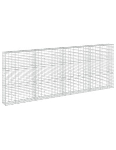 Gabione con Filo da 3,5 mm e Rete da 5x10 cm 400x30x150 cm 2