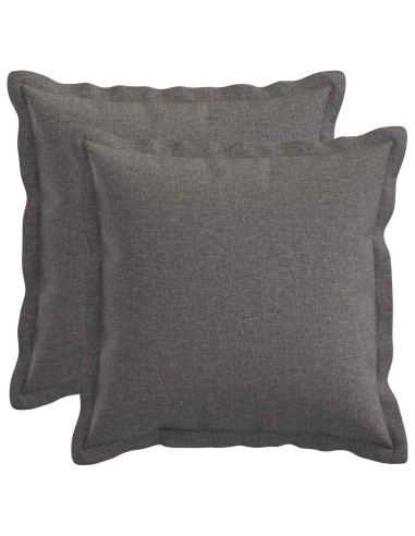 Federa 2 pcs HOUTEN Grigio Chiaro 40 x 40 cm Lino