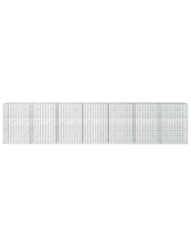 Gabione con Filo da 3,5 mm e Rete da 5x10 cm 700x20x150 cm