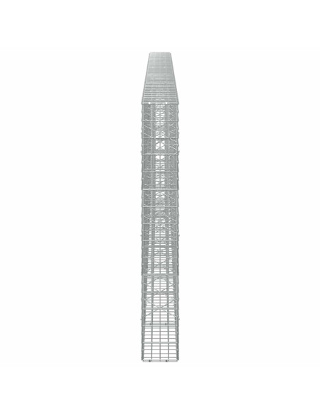 Gabione con Filo da 3,5 mm e Rete da 5x10 cm 700x20x150 cm