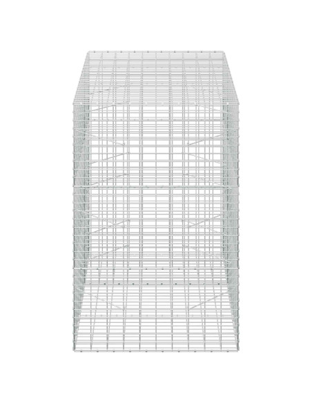 Gabione con Filo da 3,5 mm e Rete da 5x10 cm 150x100x150 cm