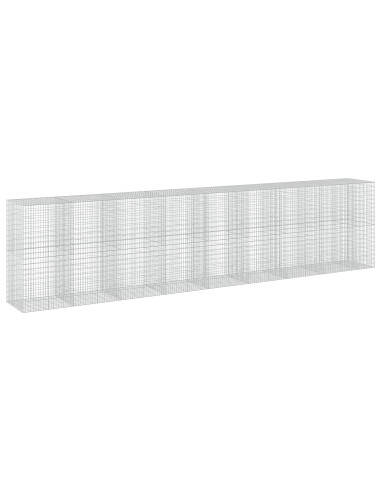 Gabione con Filo da 3,5 mm e Rete da 5x10 cm 850x100x200 cm