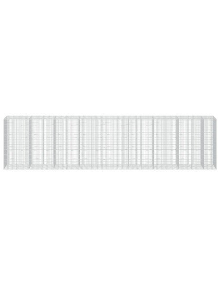 Gabione con Filo da 3,5 mm e Rete da 5x10 cm 850x100x200 cm