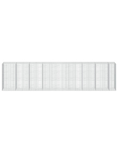 Gabione con Filo da 3,5 mm e Rete da 5x10 cm 850x100x200 cm