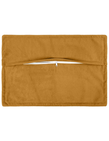 Cuscino con cuscino HOUTEN 2 pz Giallo Fleece in microfibra