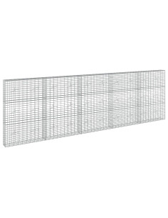 Gabione con Filo da 3,5 mm e Rete da 5x10 cm 500x20x150 cm 2