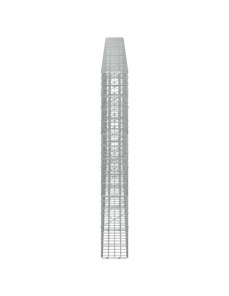 Gabione con Filo da 3,5 mm e Rete da 5x10 cm 500x20x150 cm