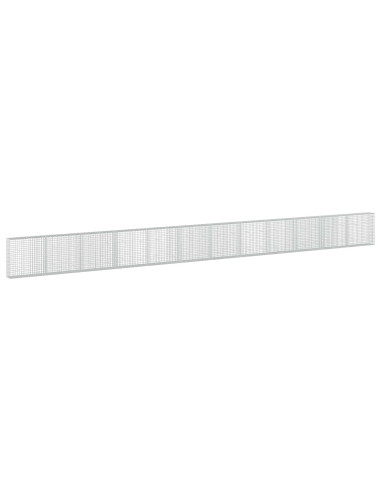 Gabione con Filo da 3,5 mm e Rete da 5x10 cm 1200x30x100 cm