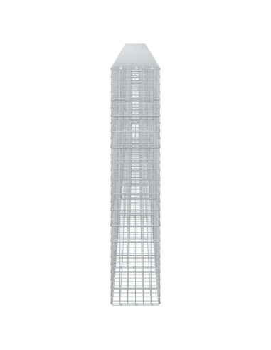 Gabione con Filo da 3,5 mm e Rete da 5x10 cm 950x30x150 cm