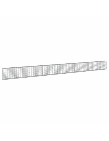 Gabione con Filo da 3,5 mm e Rete da 5x10 cm 650x20x50 cm