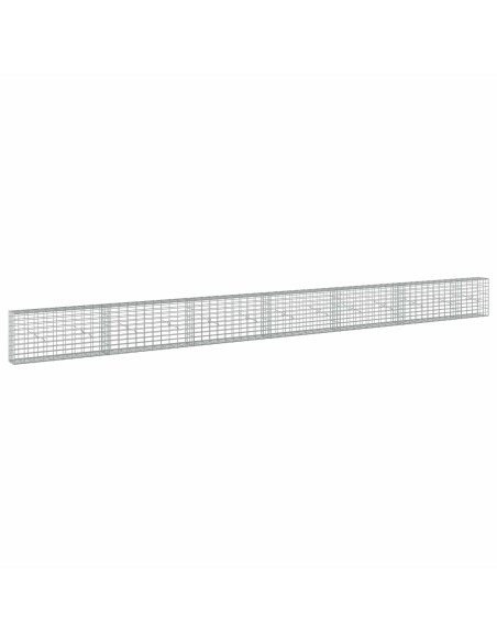 Gabione con Filo da 3,5 mm e Rete da 5x10 cm 650x20x50 cm