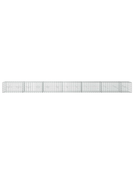 Gabione con Filo da 3,5 mm e Rete da 5x10 cm 650x20x50 cm