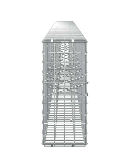 Gabione con Filo da 3,5 mm e Rete da 5x10 cm 650x20x50 cm
