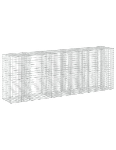 Gabione con Filo da 3,5 mm e Rete da 5x10 cm 550x100x200 cm