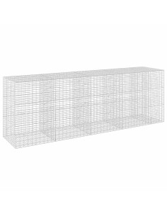 Gabione con Filo da 3,5 mm e Rete da 5x10 cm 450x100x150 cm 2