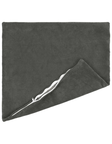 Federa 6 pcs HEERLEN Antracite 65 x 65 cm Fleece in microfibra