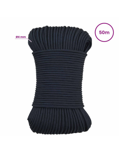 Corda multiuso 4 mm 50 m Blu Reale Poliestere