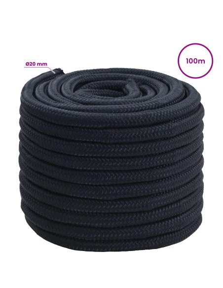 Corda multiuso 20 mm 100 m Blu Reale Poliestere